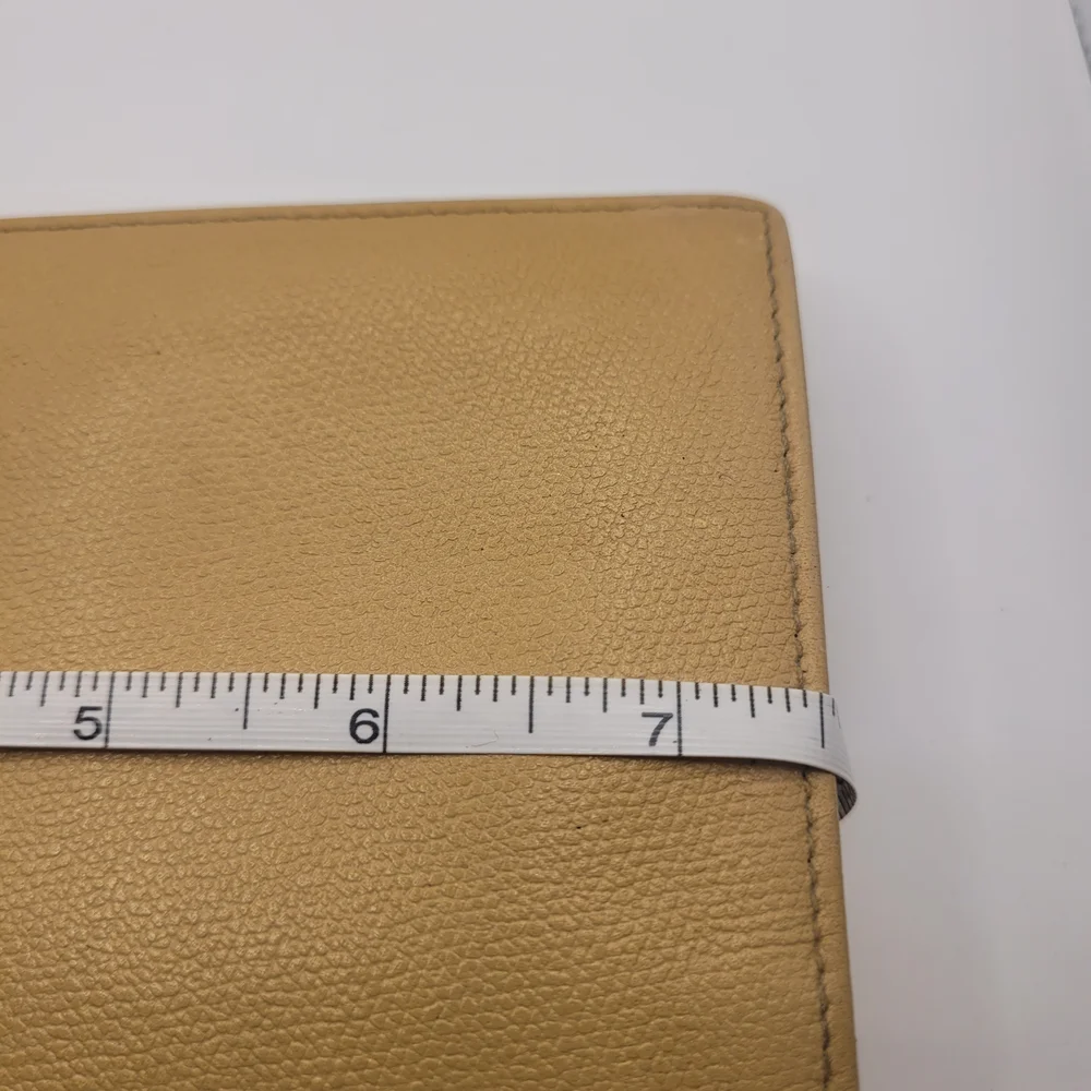 Chanel Beige Leather Wallet
